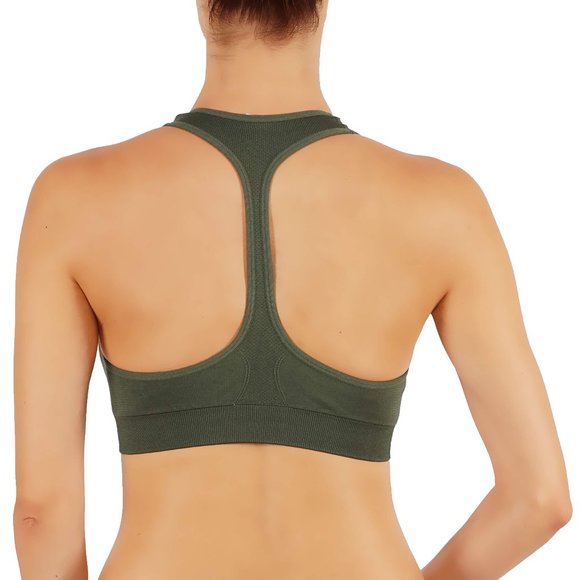 Sports Bra with T-back removable pads 1004 - Picture 2 of 5